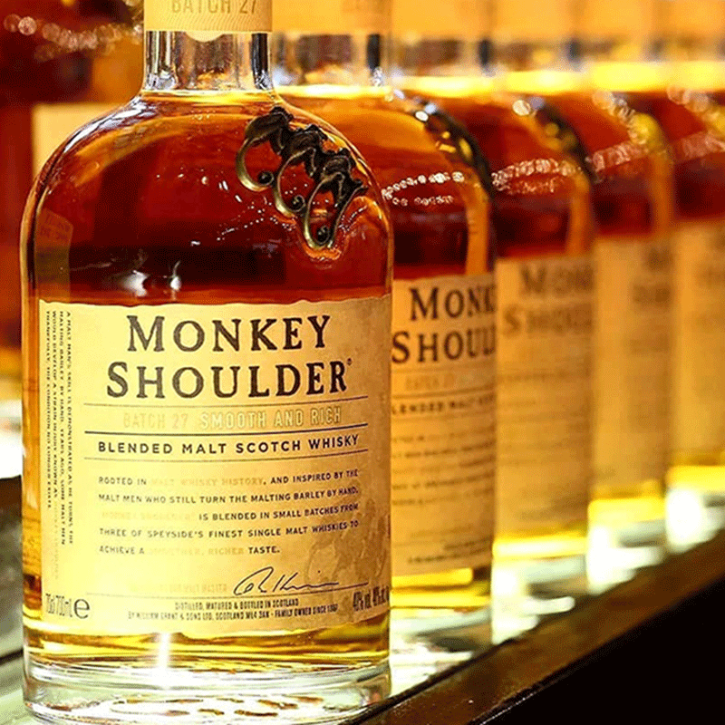 Monkey Shoulder 三只猴子纯麦苏格兰威士忌猴子肩膀洋酒700ml