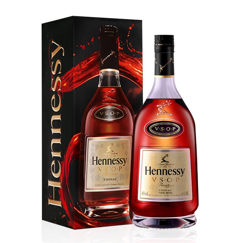 轩尼诗VSOP Hennessy 洋酒 干邑 白兰地  海外直供 原瓶进口 VSOP 1000ml 磨码