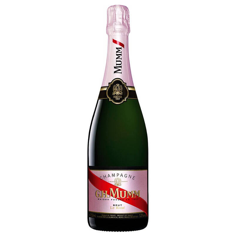 玛姆（Mumm）桃红香槟 法国原装进口洋酒 庆功酒 750ml