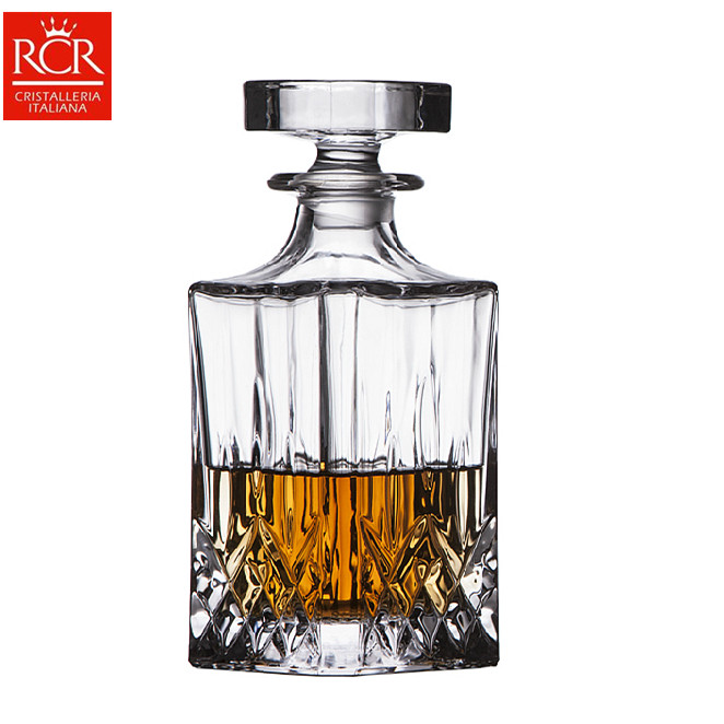 意大利RCR进口水晶威士忌酒瓶 红酒杯 葡萄酒带盖酒樽 醒酒器酒壶